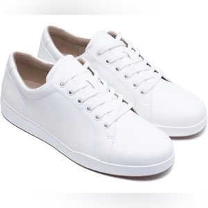 ABEO Addie white leather sneakers sz 8.5